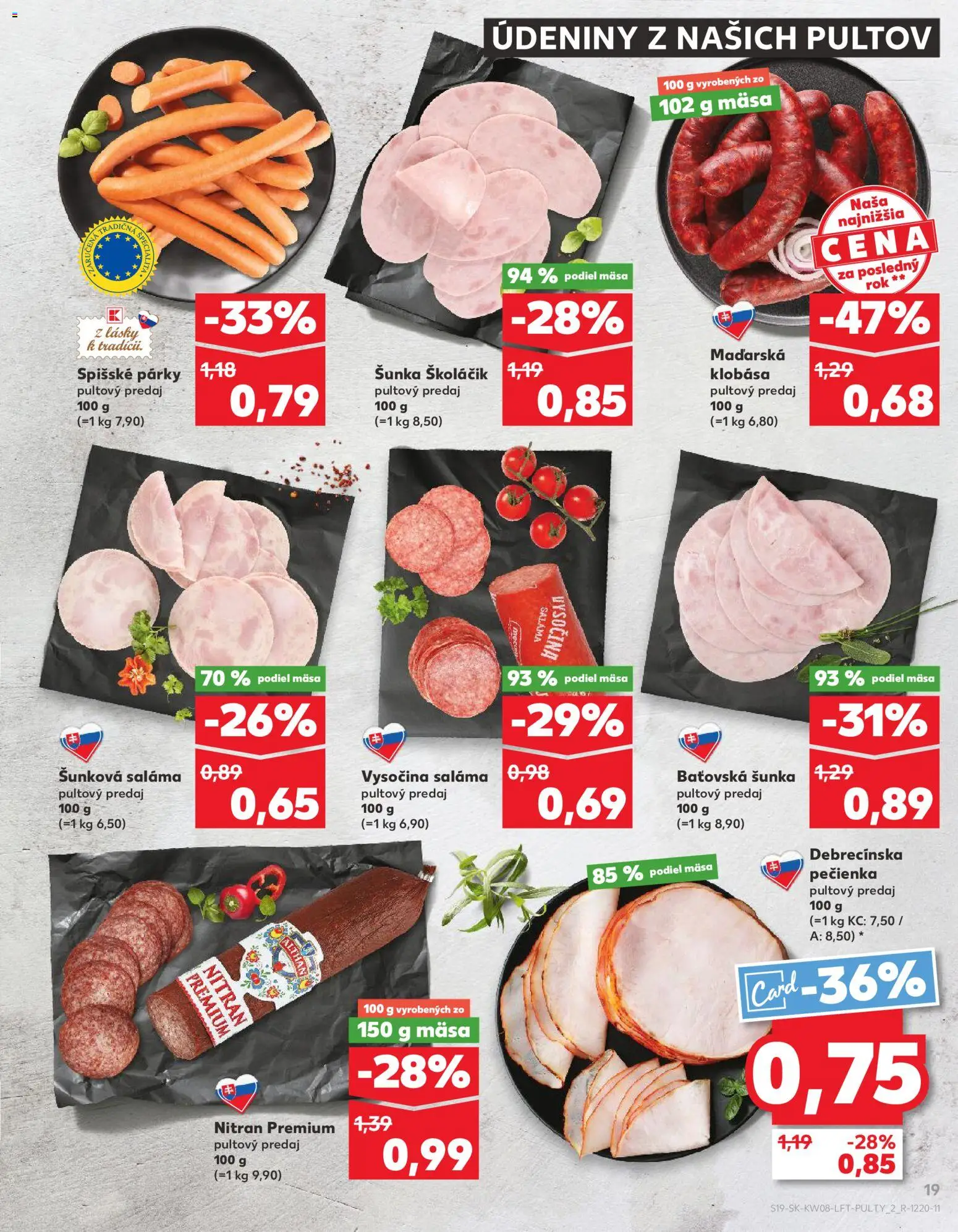 Kaufland SK akciós ujság - amely érvényes a következő dátumtól: 19.02.2026 | Oldal: 19