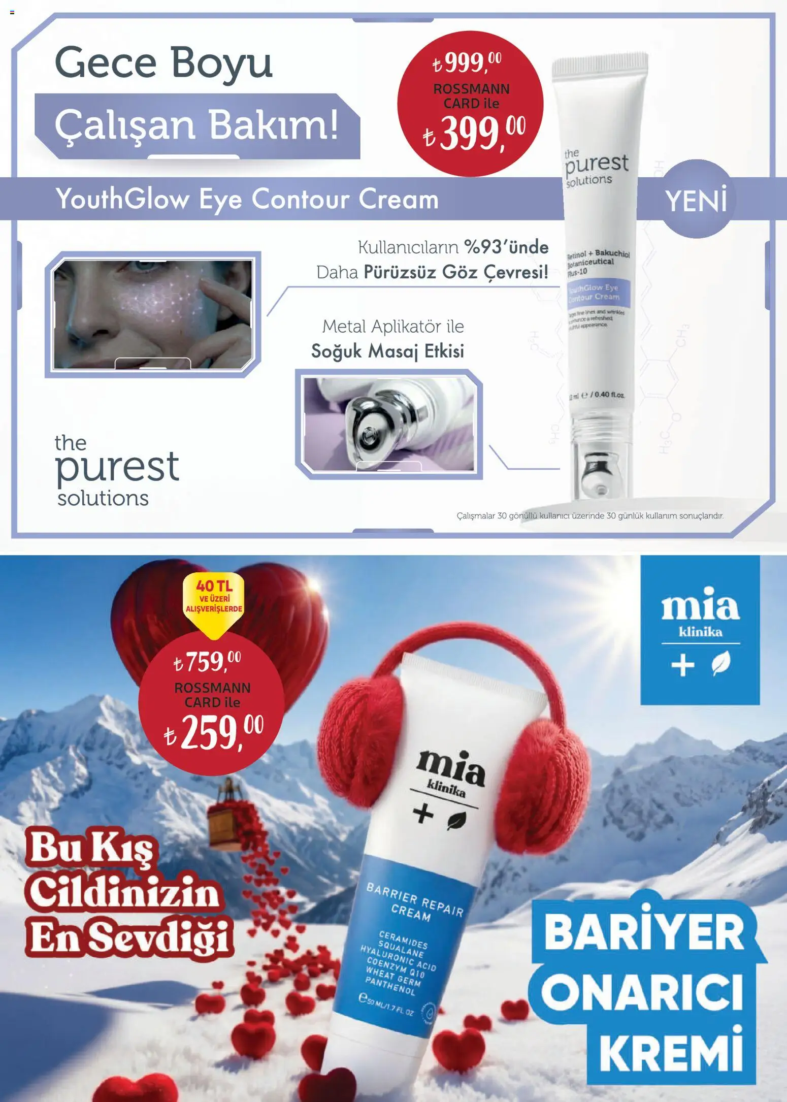 Rossmann aktüel ürünler kataloğu yayımlandı! Bu hafta 02 Şubat 2026 - 01 Mart 2026 günü Rossmann indirimli ürünleri