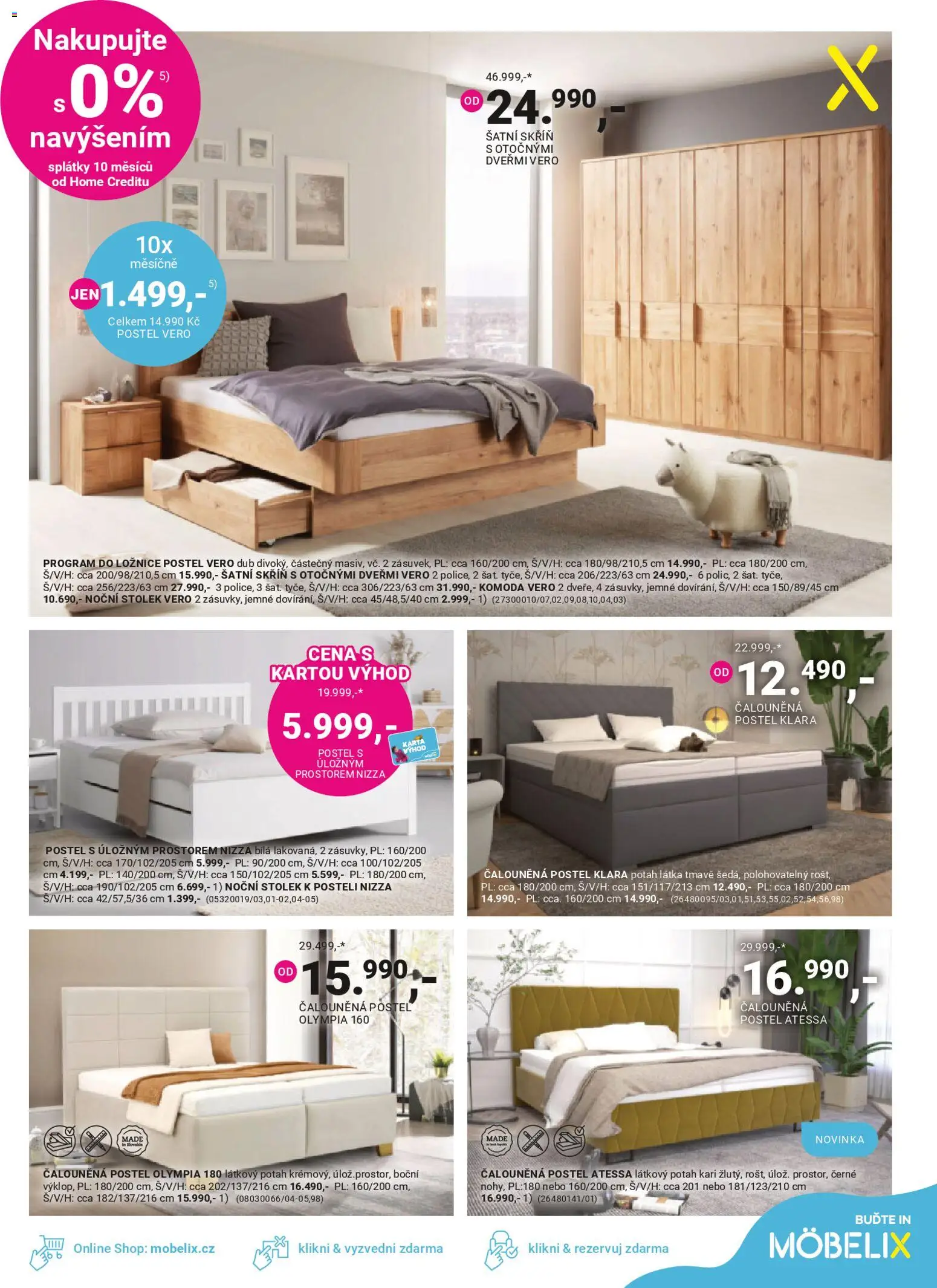 Möbelix leták od 09.03.2026 | Strana: 9 | Produkty: Komoda, Noční stolek, Stolek, Skříň