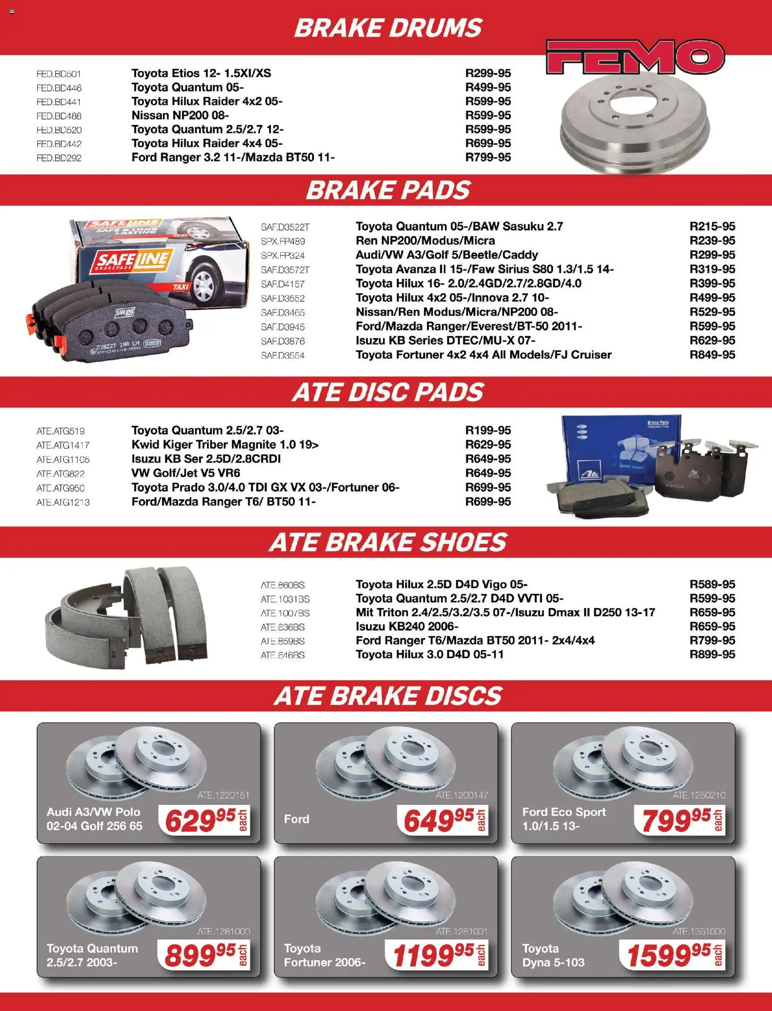 New AutoZone Specials catalogue – valid from 19.03.2026 | Page: 32 | Products: Pads