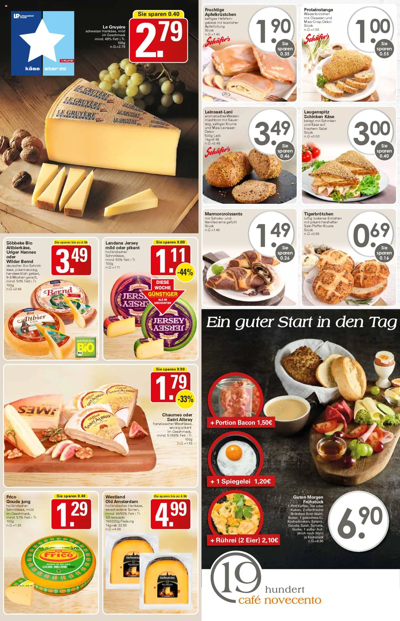 WEZ Prospekt – gültig ab 02.02.2026 | Seite: 5 | Produkte: Käse, Schinken, Tee, Salat