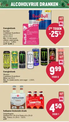Delhaize folder week 50 - Voorbeeld van een folder van Delhaize, geldig van 11.12.2025 | Pagina: 49 | Producten: Monster Energy, Red Bull, Bad, Alcohol