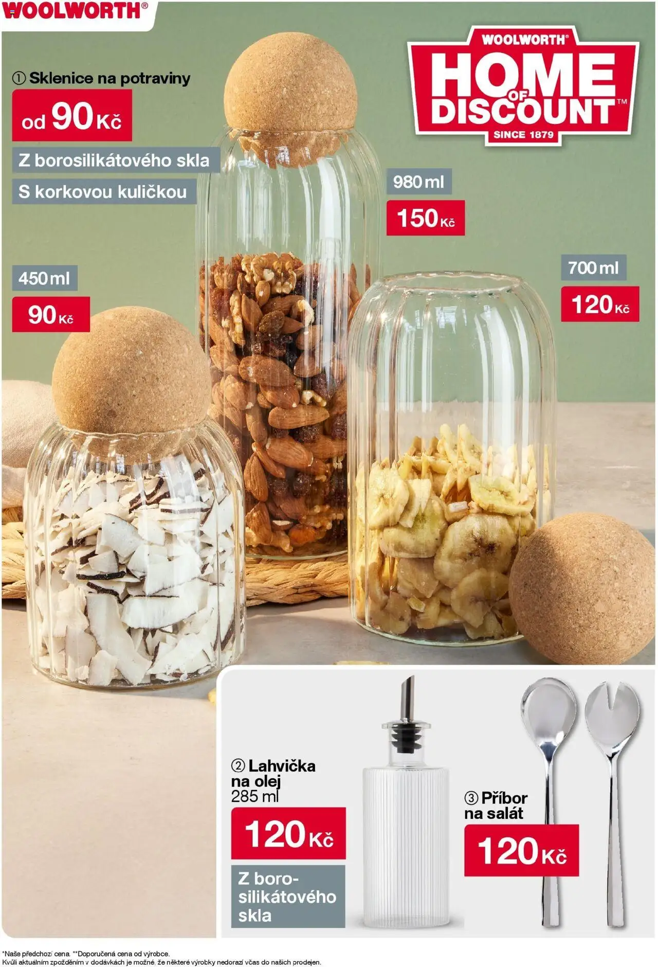 Woolworth leták od 08.08.2025 - akční nabídka | Strana: 10 | Produkty: Olej, Salát, Lahvička, Sklenice