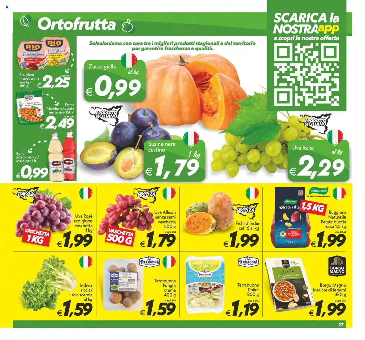 Volantino SuperConveniente del 12.09.2025 | Pagina: 17 | Prodotti: Crema, Insalata, Patate, Sale