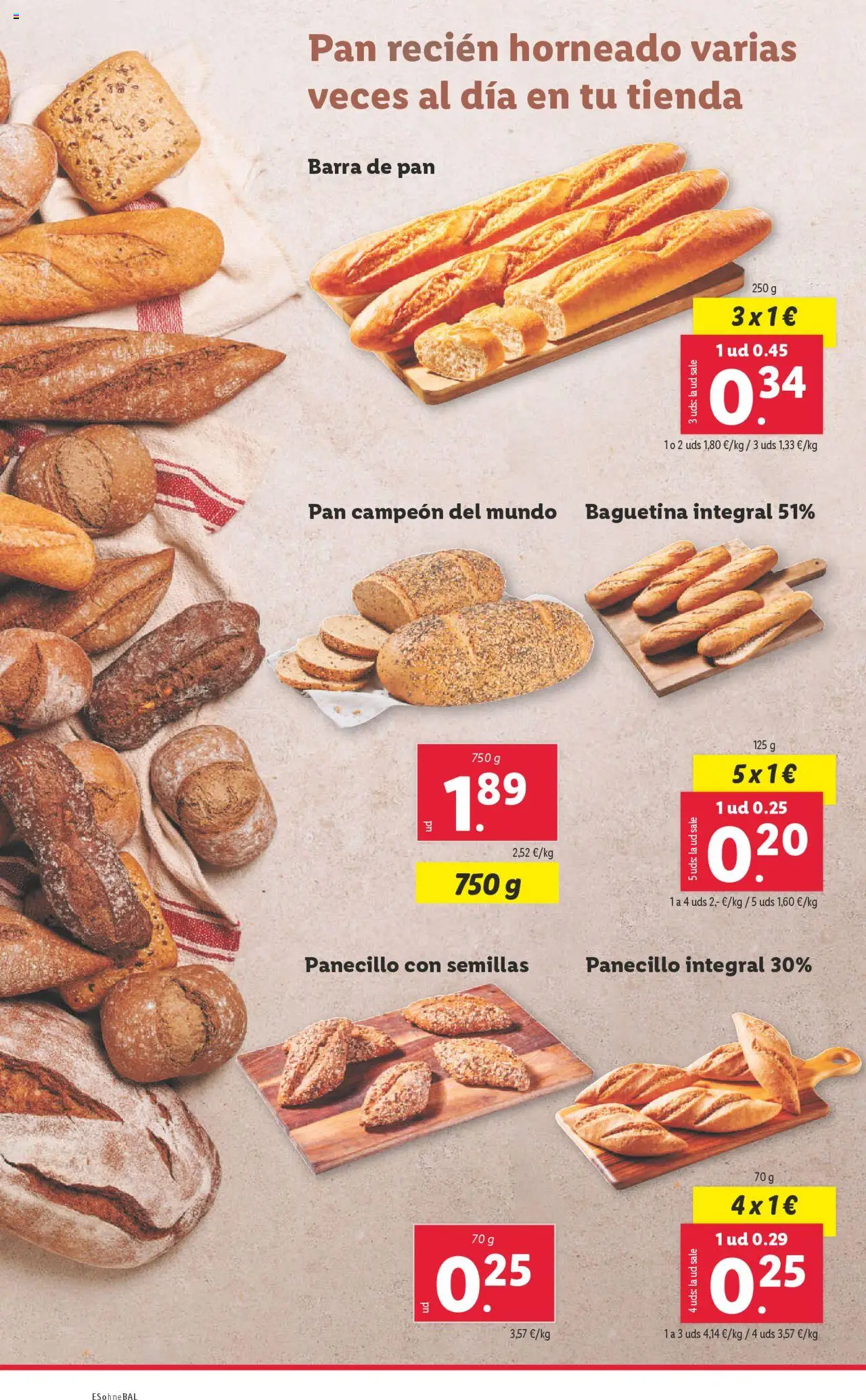Lidl catálogo MAD │ válido desde el 16.06.2025 | Página: 10 | Productos: Pan