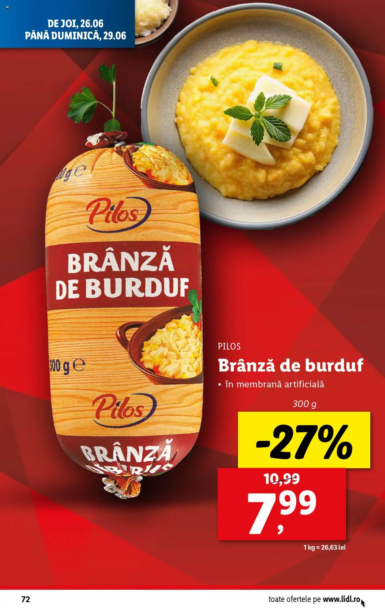 Catalog Lidl – valabil de la 23.06.2025 | Pagină: 72 | Produse: Toplar, Brânză