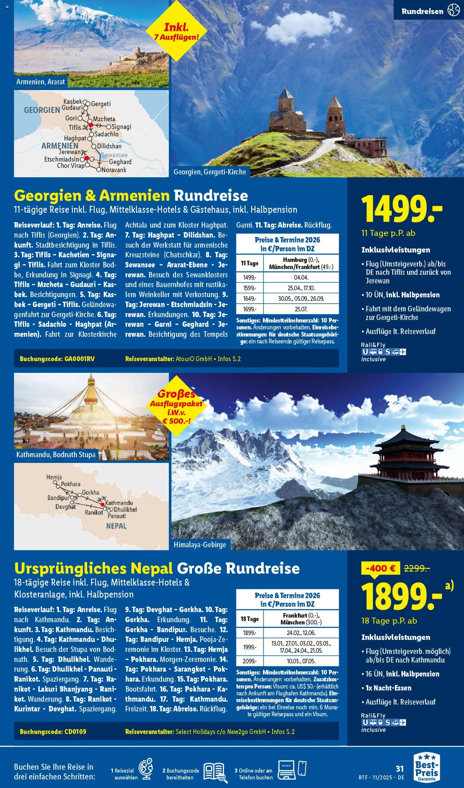 Lidl Reisen - Black Friday – gültig ab 12.11.2025 | Seite: 31 | Produkte: Telefon