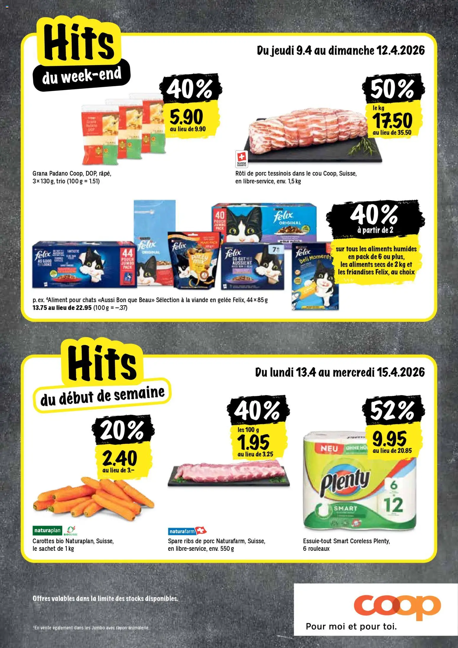 Coop aktionen FR – gültig ab 09.04.2026 | Seite: 20 | Produkte: Spare Ribs