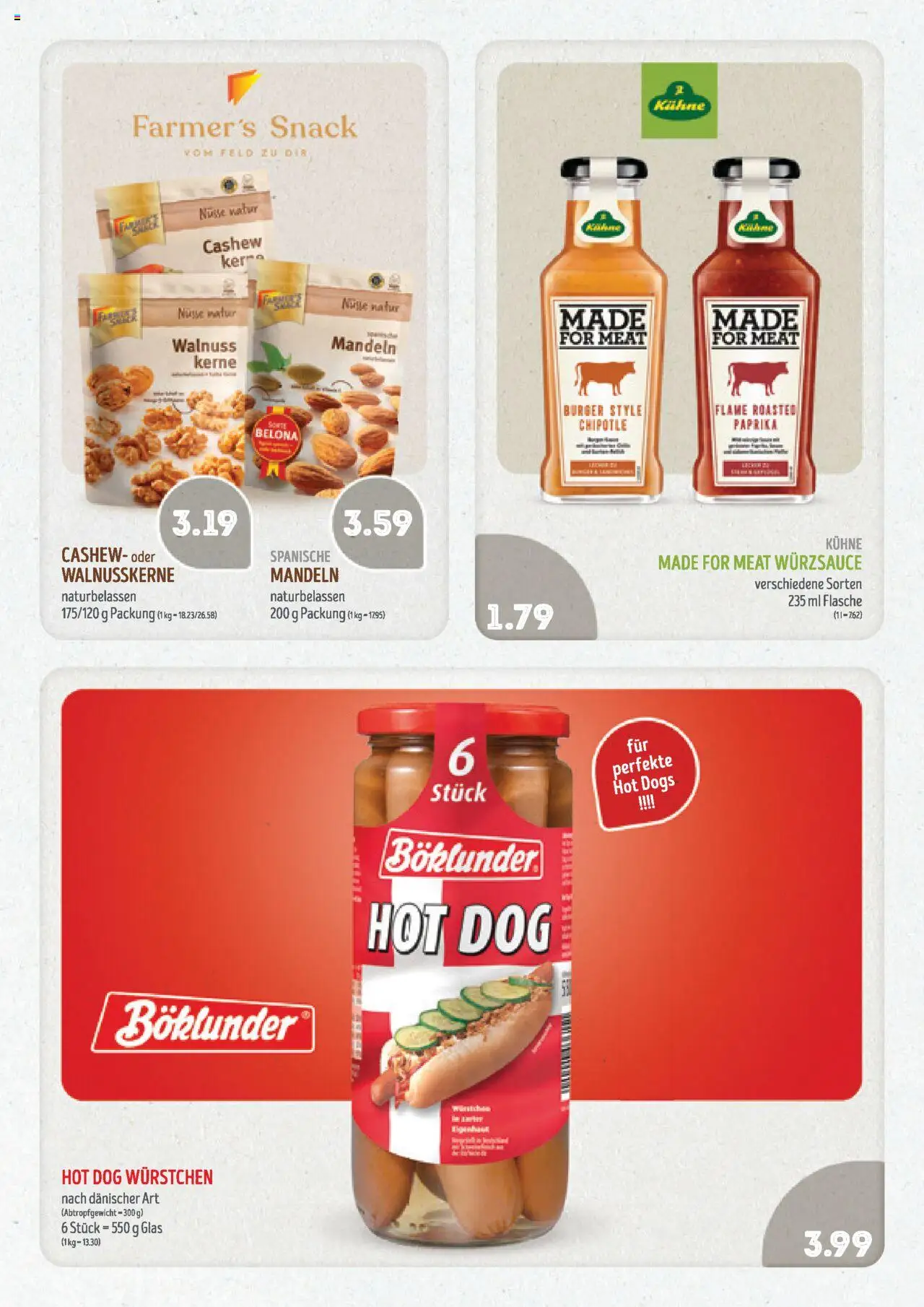 Edeka Struve Prospekt 	 - gültig ab dem 21.07.2025 | Seite: 15 | Produkte: Burger, Mandeln, Paprika