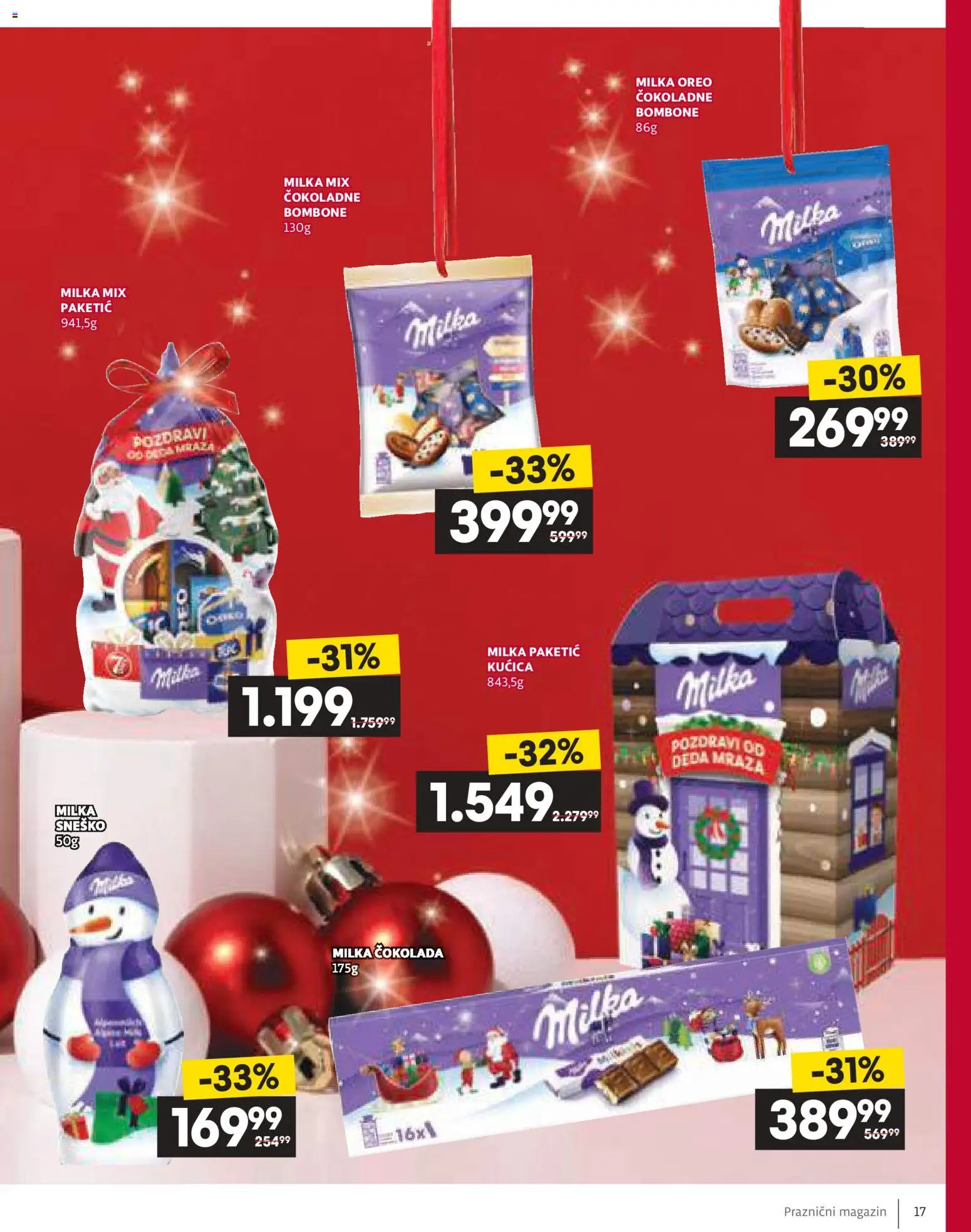 Idea katalog - važi od 11.12.2025 | Strana: 17 | Proizvode: Bombone, Milka, Oreo, Čokolada