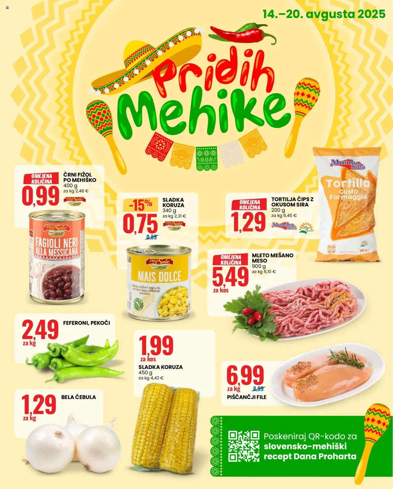 Eurospin katalog │ velja od 14.08.2025 | Stran: 11 | Izdelki: Koruza, Kos, Cips, Cebula