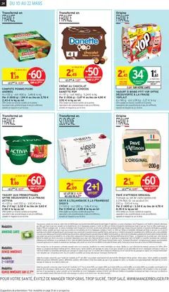 Intermarché - Prévisualisation de COMPOTE POMME/POIRE, 4 x 100 g - soit 400 g valide à partir de 10.03.2026 | Page: 24