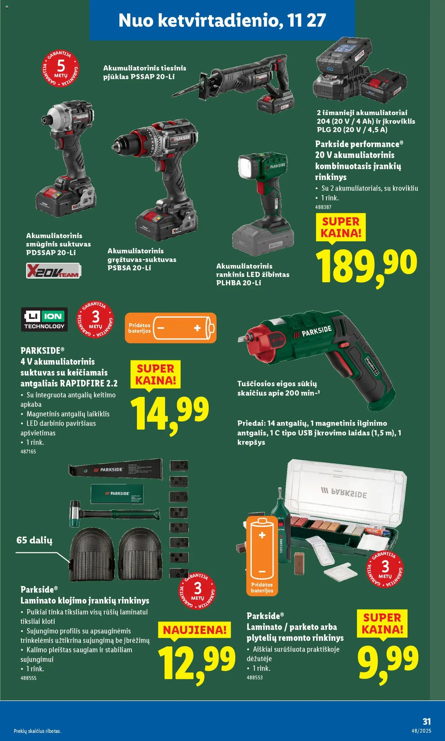 LIDL akcijos nuo 24.11.2025 | Puslapis: 31