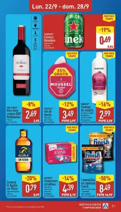MOUSSEL® Gel de ducha, Gel de ducha 35% gratis. 650 + 250 ml │ válido desde el 22.09.2025 | Página: 11