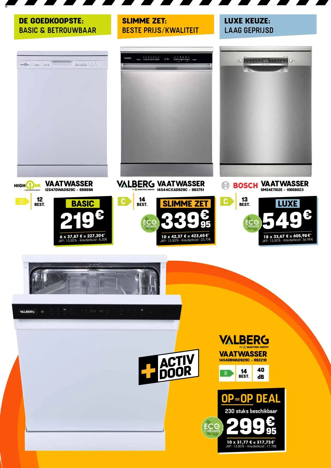  | Pagina: 9 | Producten: Vaatwasser