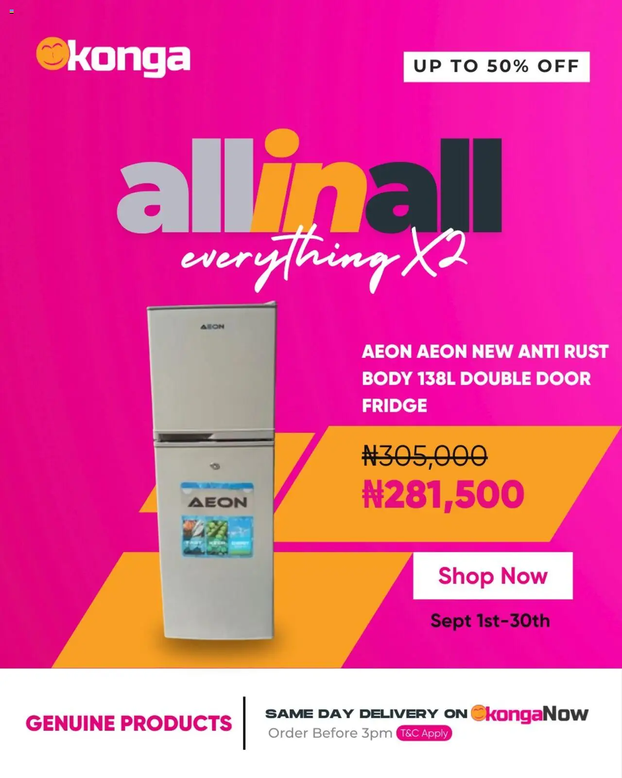 Konga Catalogue valid from 01.09.2025 | Page: 5 | Products: Fridge
