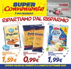 Anteprima del volantino SuperConveniente Messina/Siracusa/Palermo catalogo valido a partire dal 12.09.2025