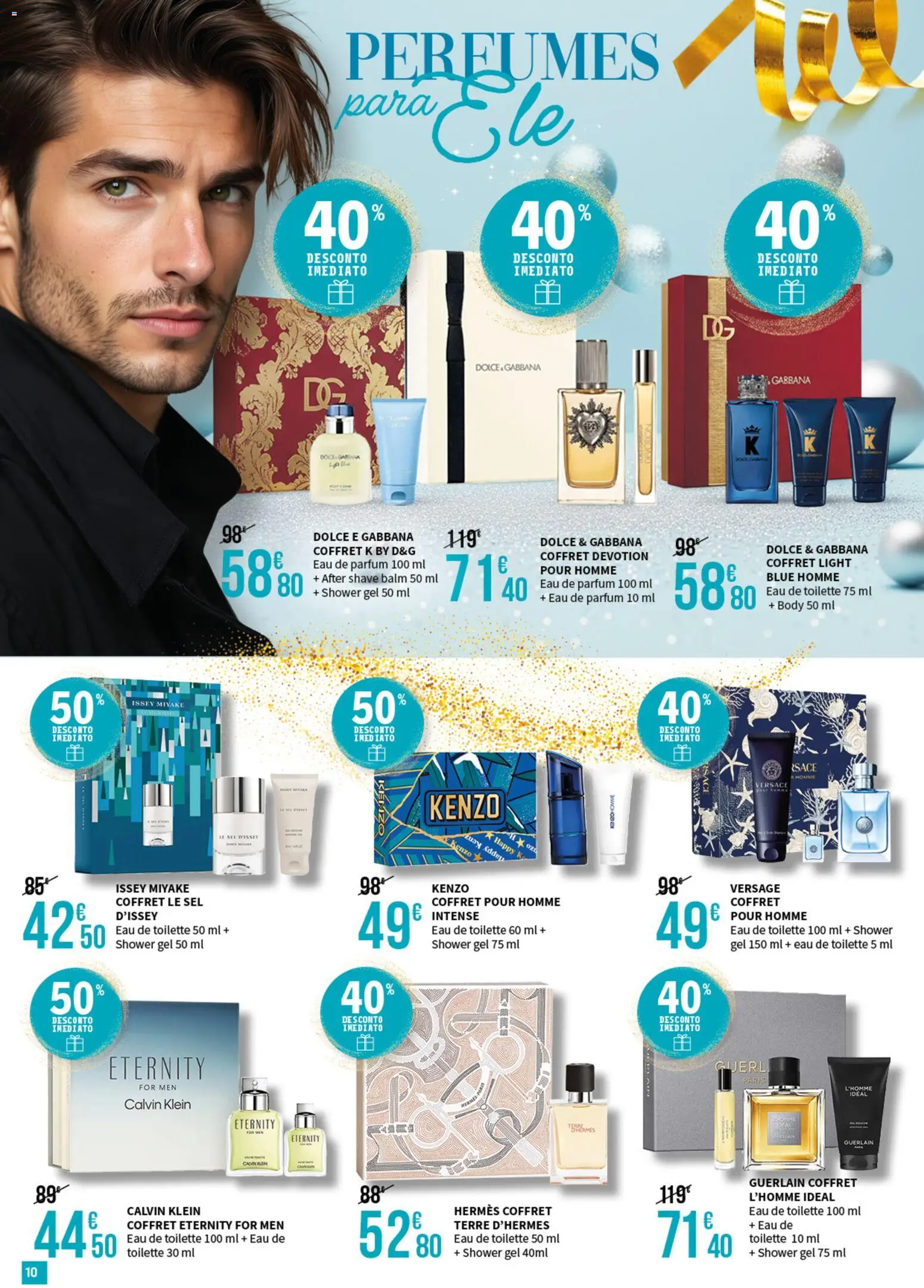 E.Leclerc - Folheto Parapharmacie Caldas da Rainha │ válido de 16.12.2025 | Página: 10 | Produtos: Perfumes, Eau de toilette