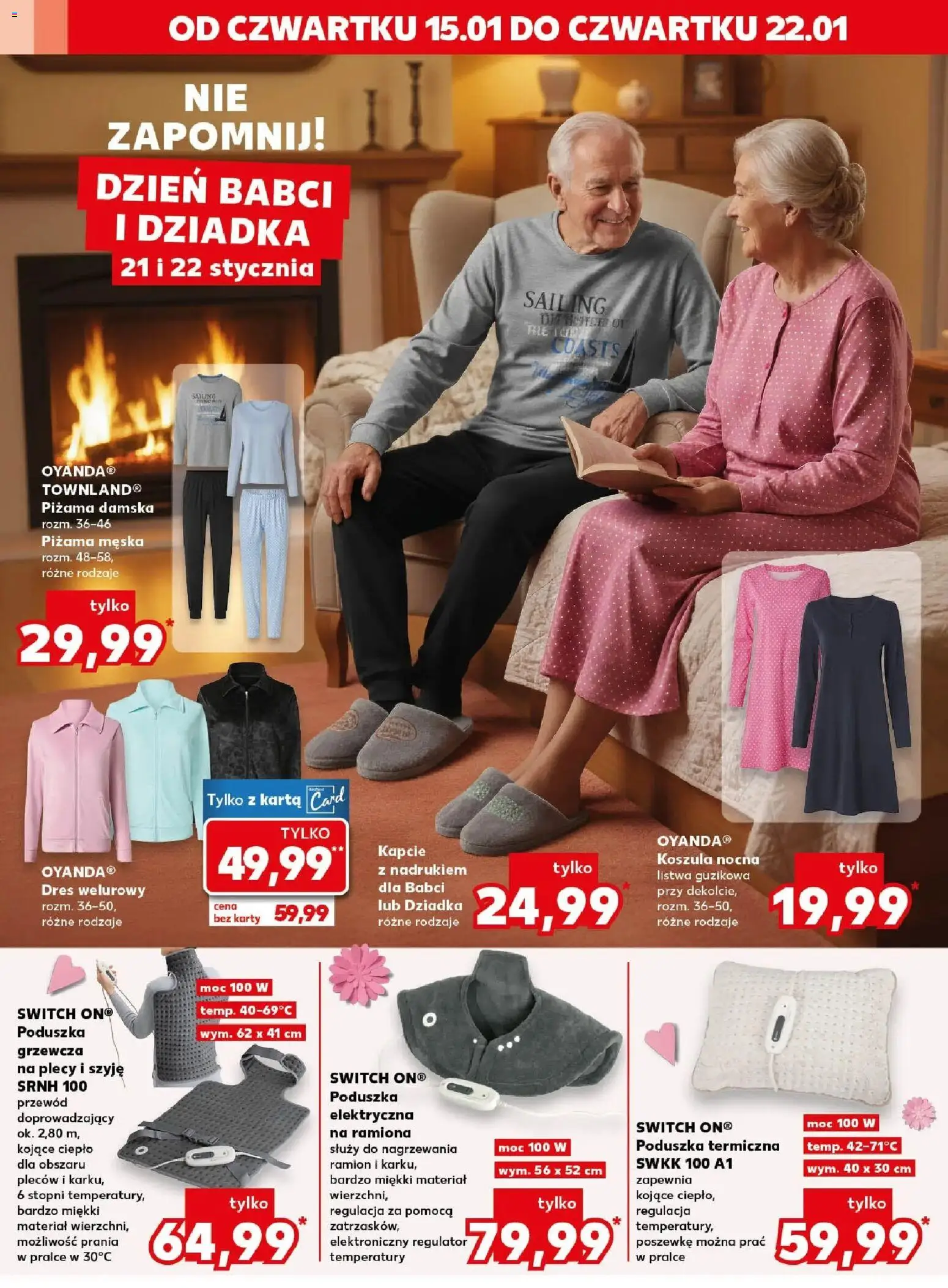 Kaufland gazetka - Super Sobota od 17.01.2026 | Strona: 10 | Produkty: Koszula, Karta, Piżama, Kapcie