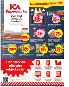 ICA Supermarket - Lomma - Förhandsvisning av reklamblad från butik ICA Supermarket aktuell från 30.12.2025