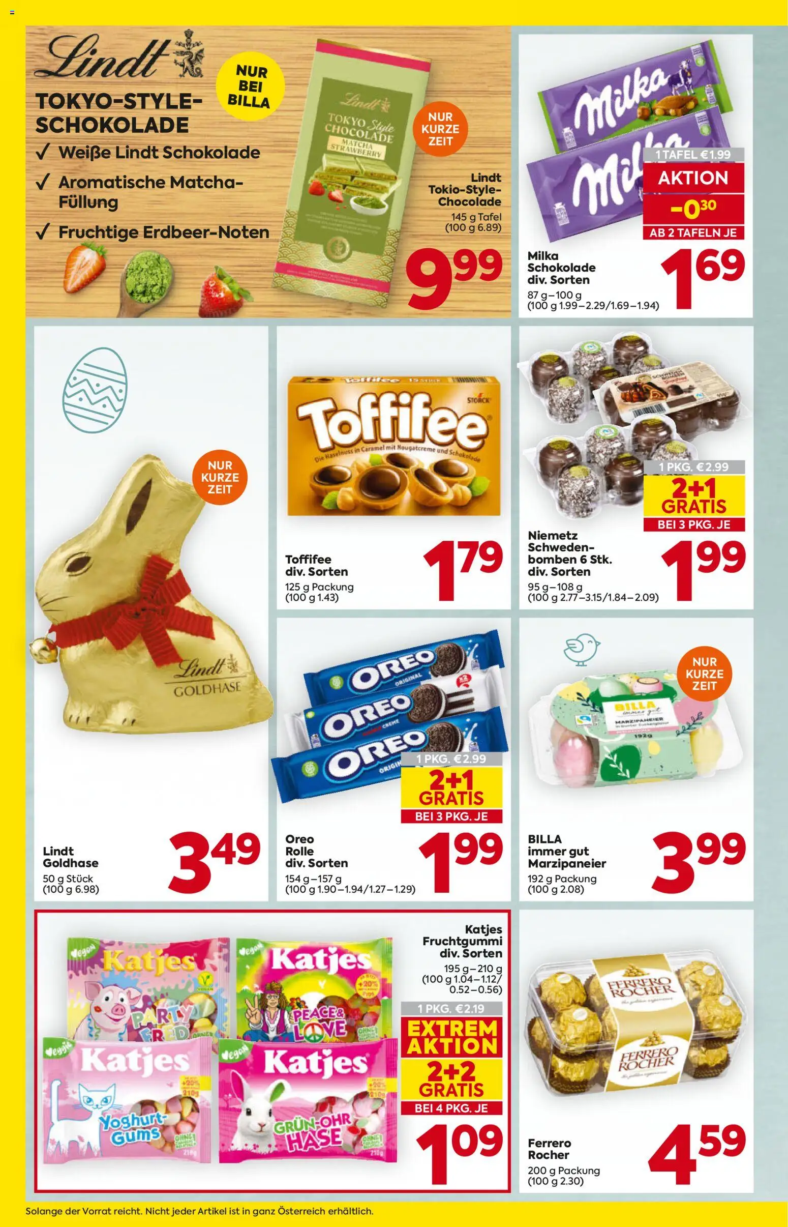 Billa AT akciós ujság - amely érvényes a következő dátumtól: 05.03.2026 | Oldal: 12 | Termékek: Toffifee, Vegán