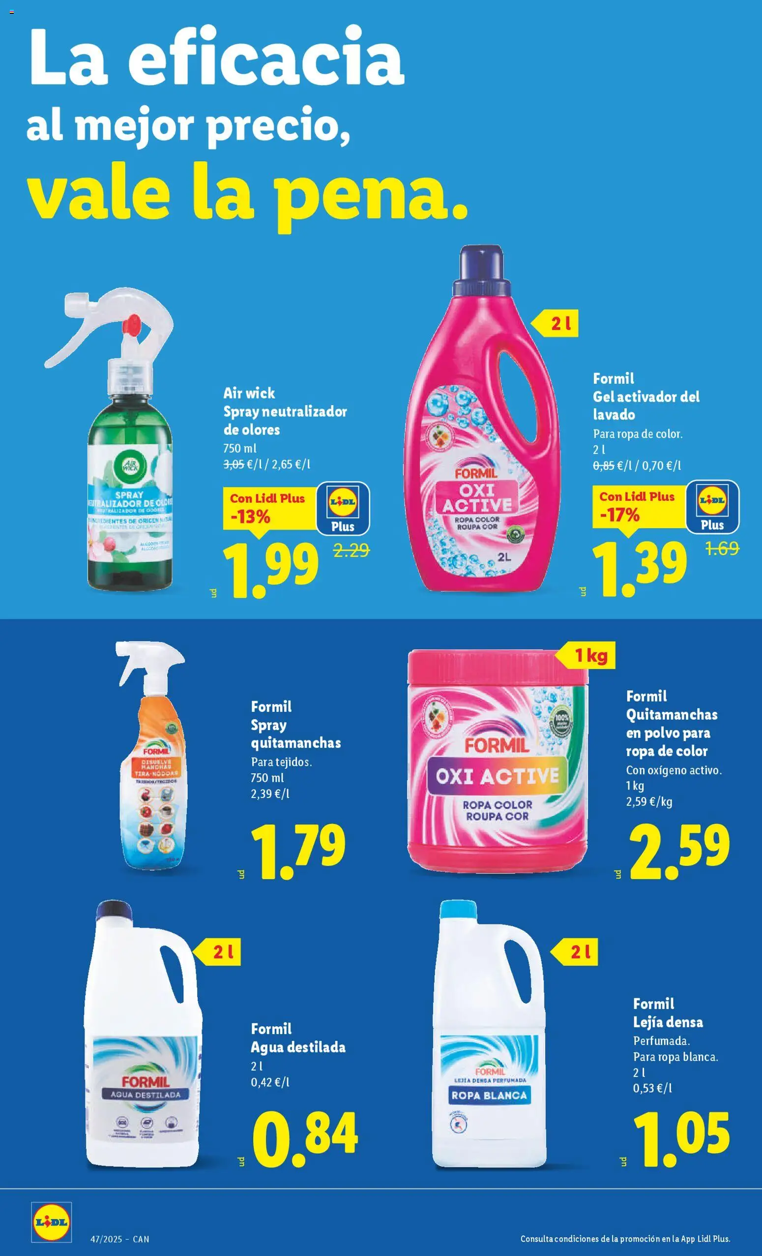 Lidl - Canarias │ válido desde el 17.11.2025 | Página: 24 | Productos: Polvo, Quitamanchas, Ropa