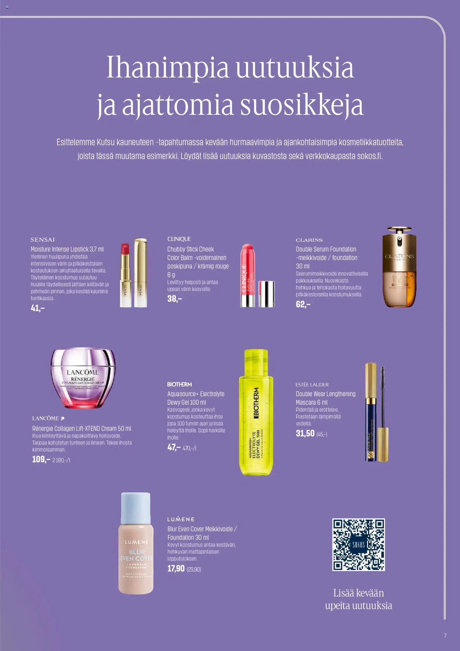 Sokos tarjoukset – voimassa 02.03.2026 alkaen | Sivu: 7 | Tuotteet: Poskipuna, Huulipuna