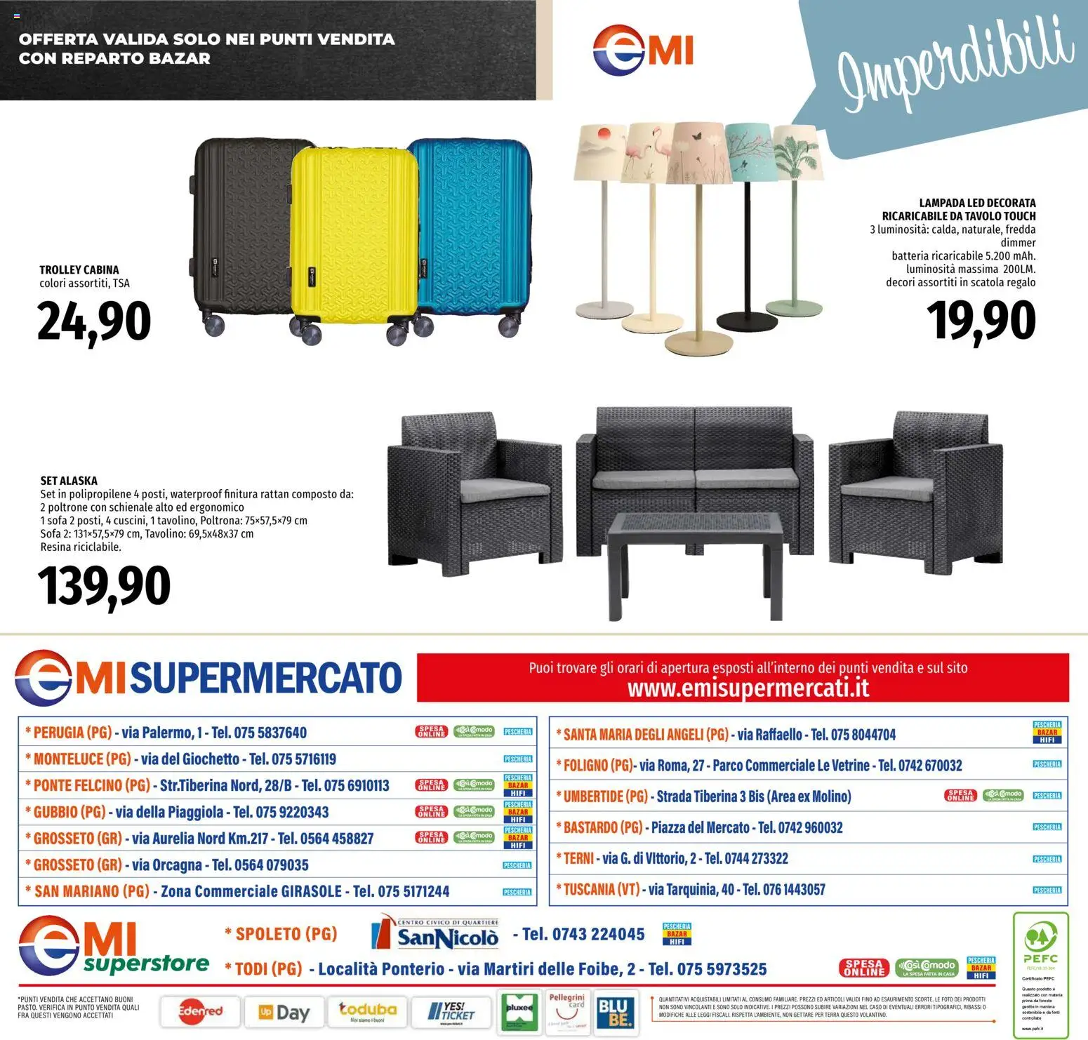 Volantino EMI del 26.03.2026 | Pagina: 32 | Prodotti: Tavolino, Sofá, Trolley, Terra