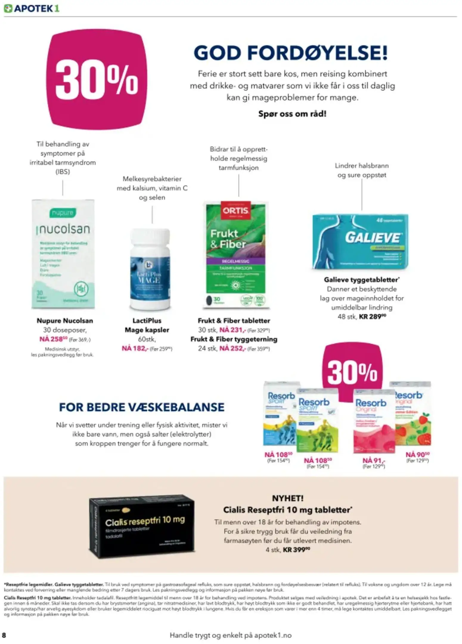 {H1} | Side: 8 | Produkter: Hatt, Суміш дитяча, Упаковочная бумага, Nagellacksremover