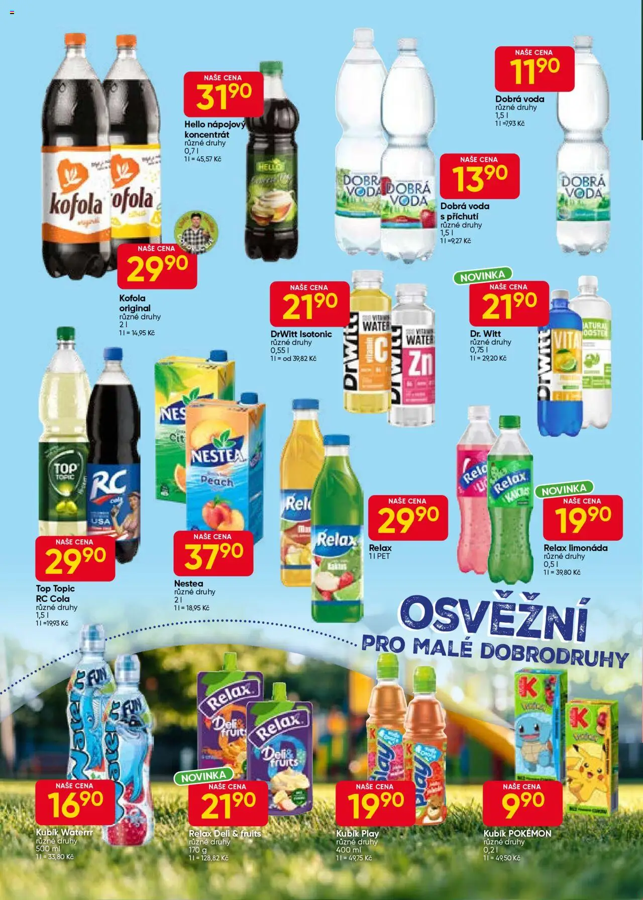Hruška leták od 26.08.2025 | Strana: 6 | Produkty: Nestea, Drwitt, Dr. Witt, RC Cola