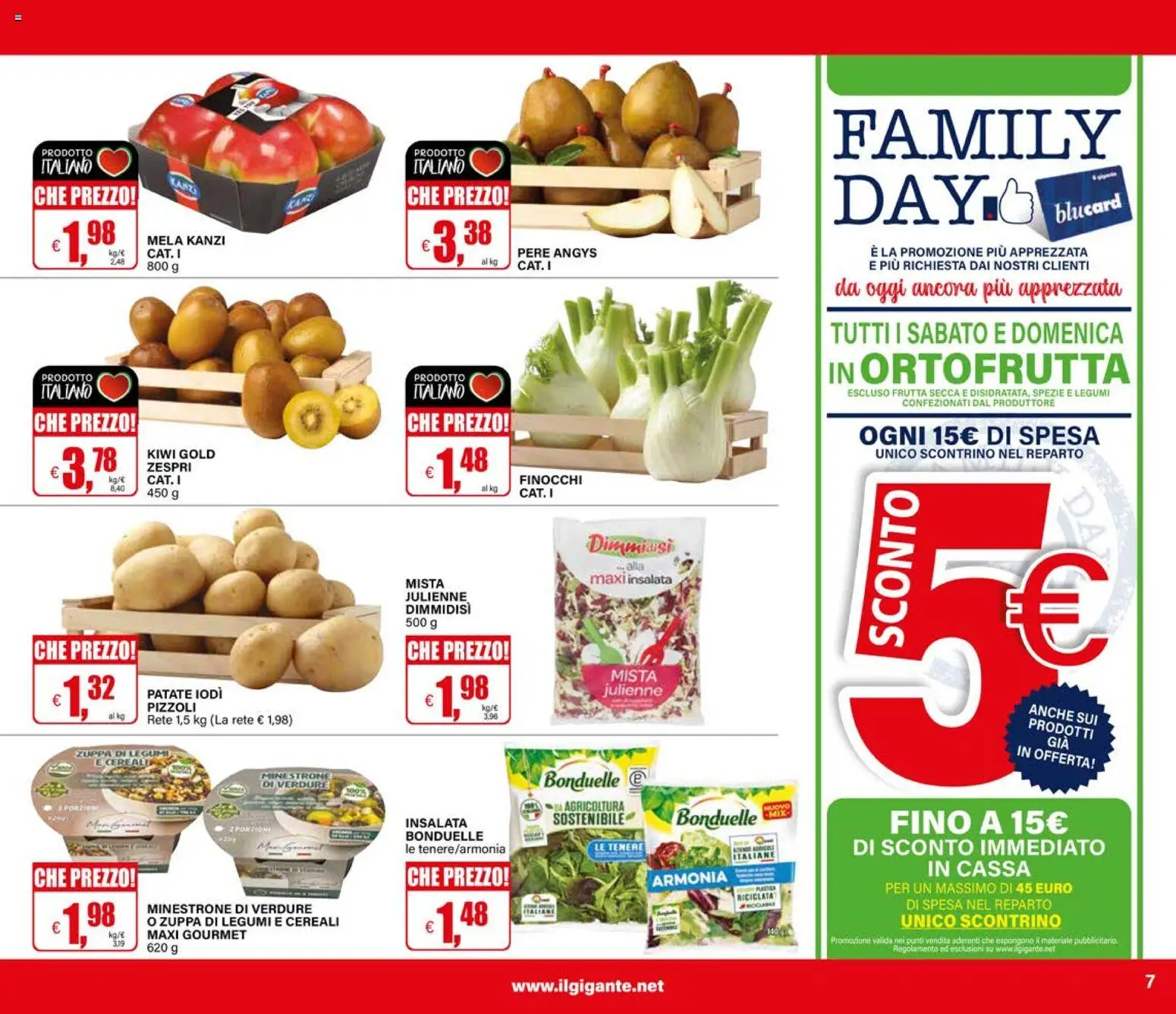 Volantino Il Gigante del 02.01.2026 | Pagina: 7 | Prodotti: Legumi, Cereali, Insalata, Spezie