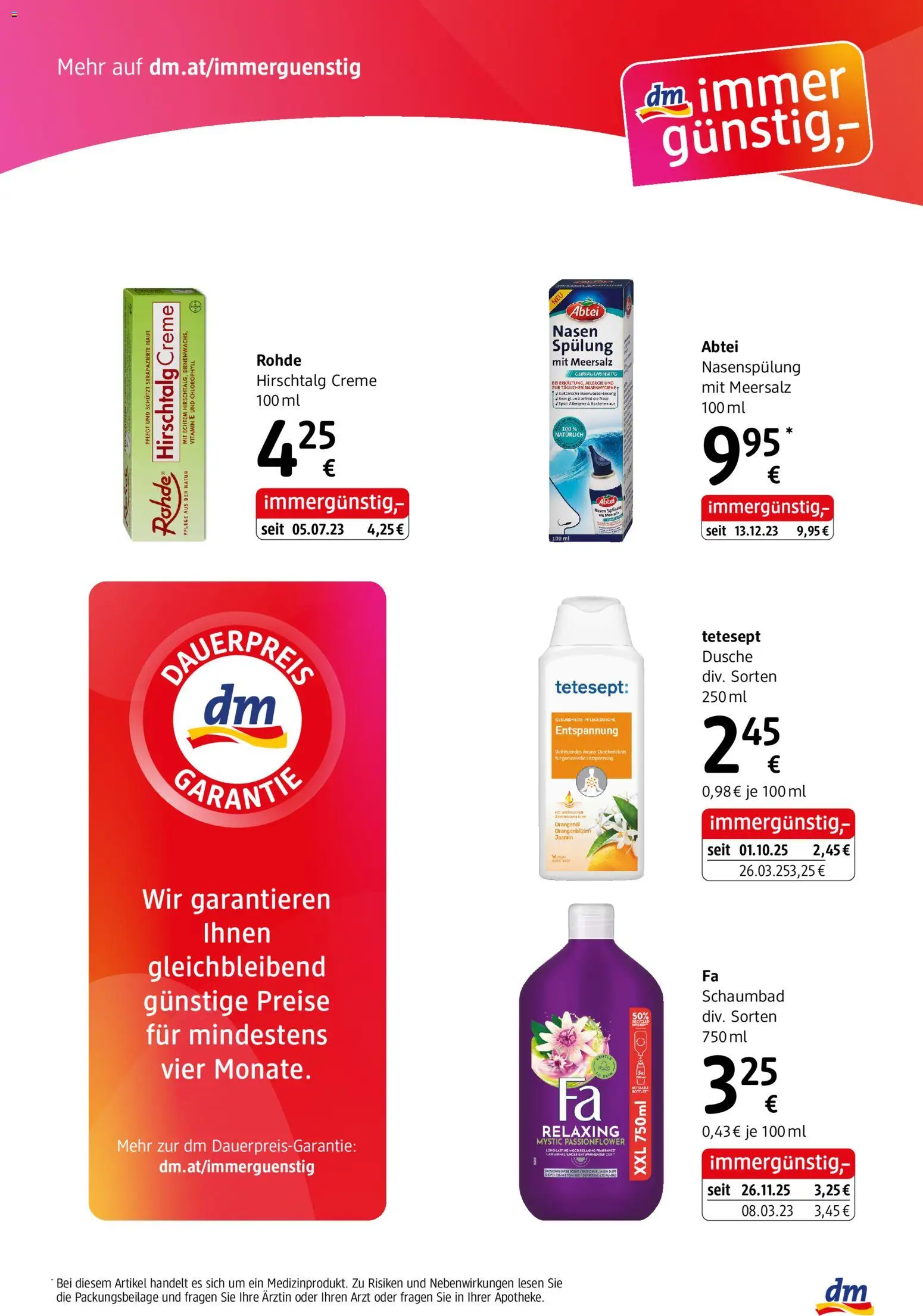 dm drogerie markt  Flugblatt März 2026 gültig ab 26.01.2026 | Seite: 4 | Produkte: Dusche, Duft, Spülung, Creme