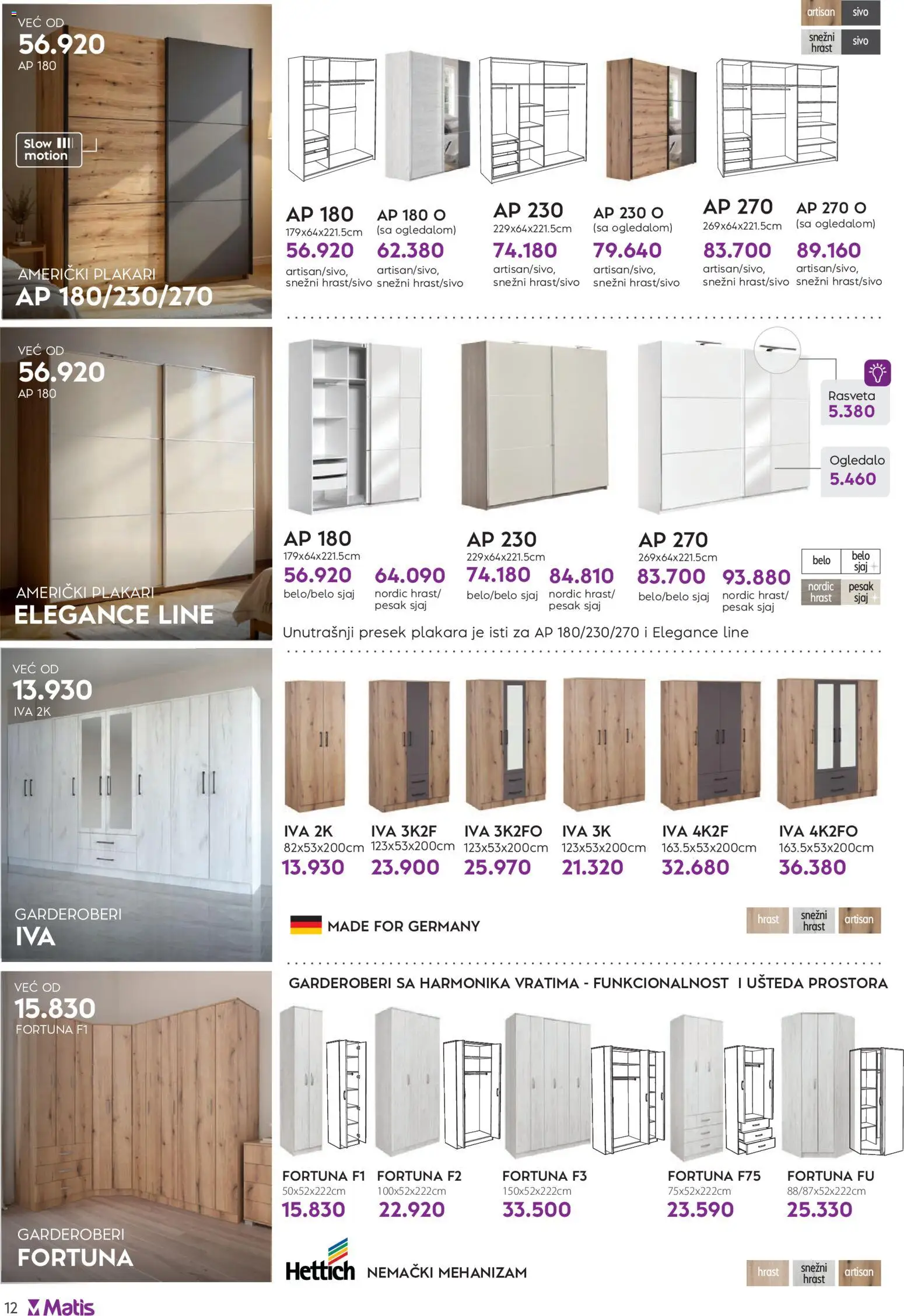 Matis katalog - važi od 01.02.2026 | Strana: 12 | Proizvode: Ogledalo