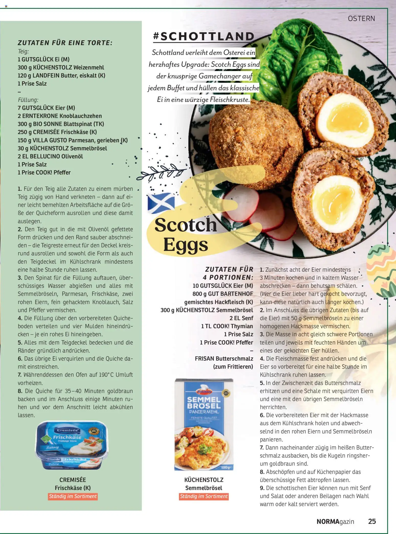 Norma NORMAgazin März/April 2026 – gültig ab 01.03.2026 | Seite: 25 | Produkte: Butterschmalz, Eier, Weizenmehl, Salz