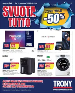 Anteprima del volantino Volantino Trony	 valido a partire dal 15.01.2026