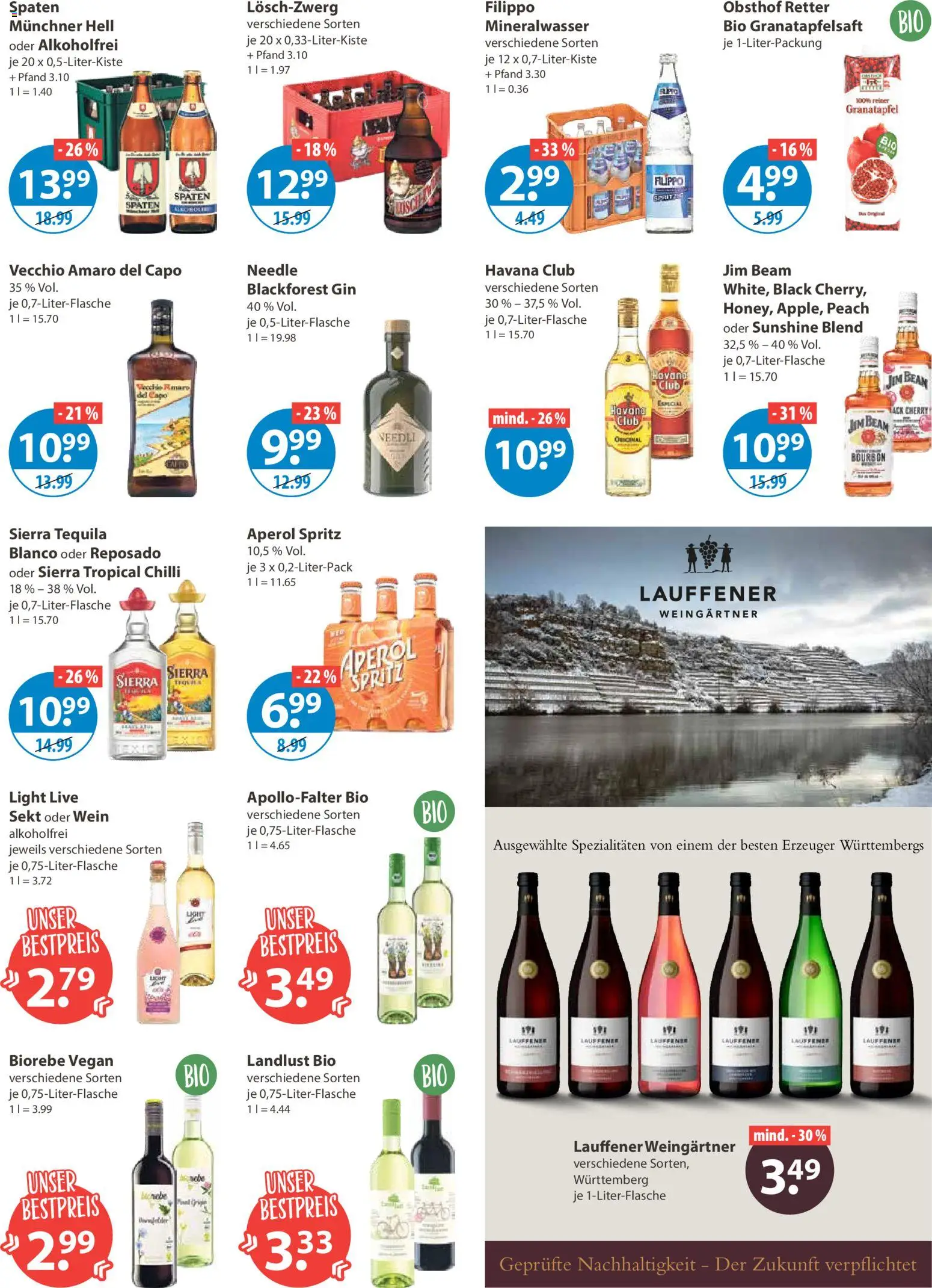 V-Markt - Schwaben / Oberbayern – gültig ab 26.02.2026 | Seite: 9 | Produkte: Jim beam, Granatapfel, Sekt, Tequila