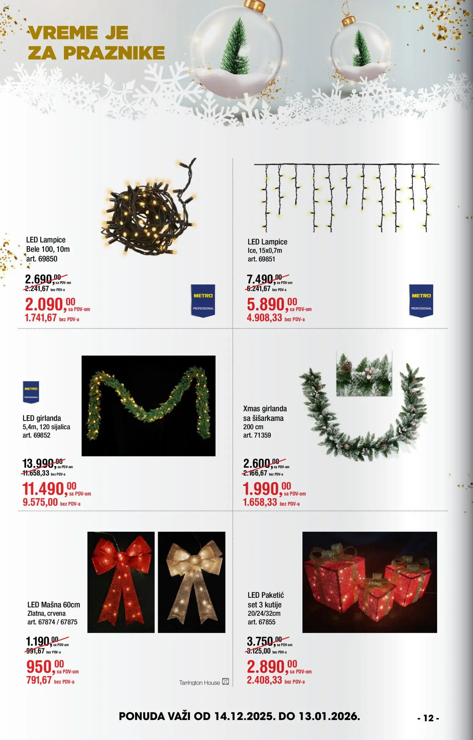 Metro katalog - važi od 14.12.2025 | Strana: 12 | Proizvode: Lampice, Sijalica