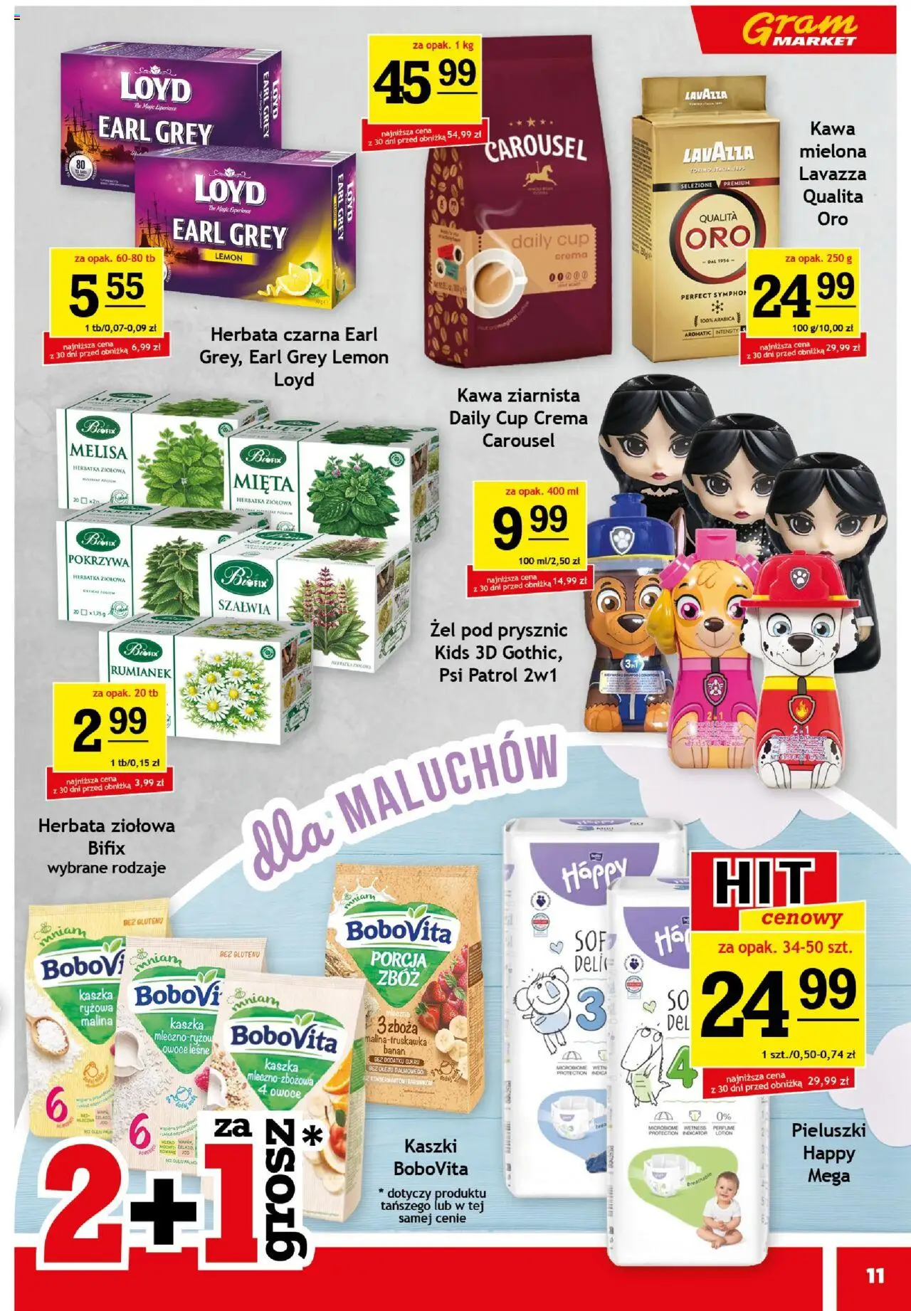 Gram Market Gazetka od 13.08.2025 | Strona: 11 | Produkty: Malina, Prysznic, Banan, Melisa