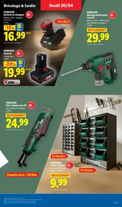 LIDL - Prévisualisation de PARKSIDE Batterie et chargeur, Batterie 2 Ah + chargeur 2,4 A 12 V. Le set. valide à partir de 30.04.2026 | Page: 31