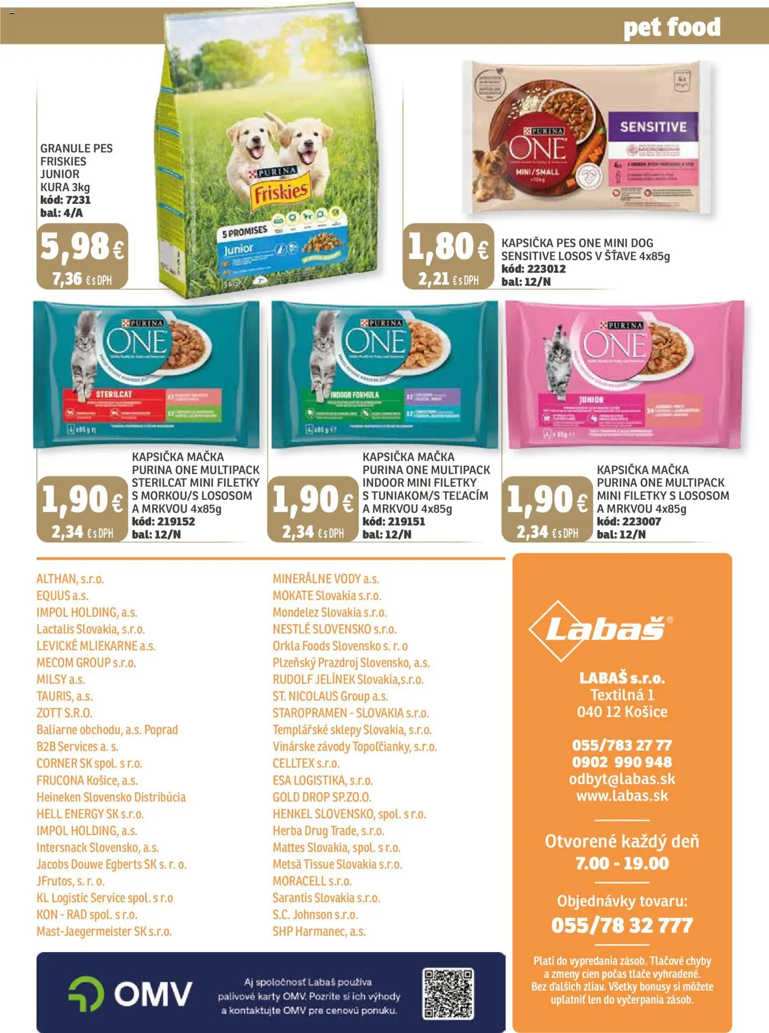 Nové Labaš akcie – leták je platný od 01.01.2026 | Strana: 23 | Produkty: Friskies, Losos, Staropramen