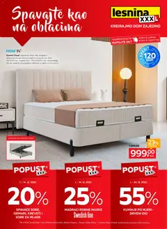 Spavajte kao na oblacima Lesnina - Pregled kataloga iz trgovine Lesnina, vrijedi od 01.12.2025