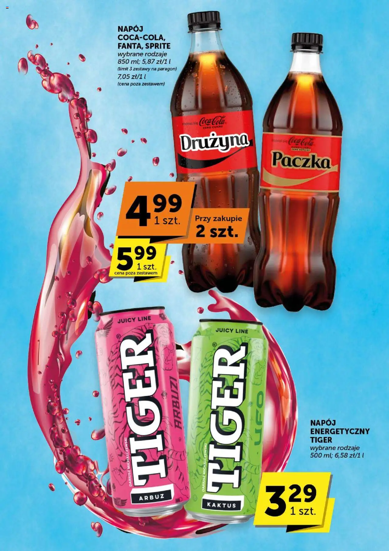 Groszek Gazetka - Minimarket od 07.08.2025 | Strona: 11 | Produkty: Arbuz, Coca Cola zero, Sprite, Coca cola
