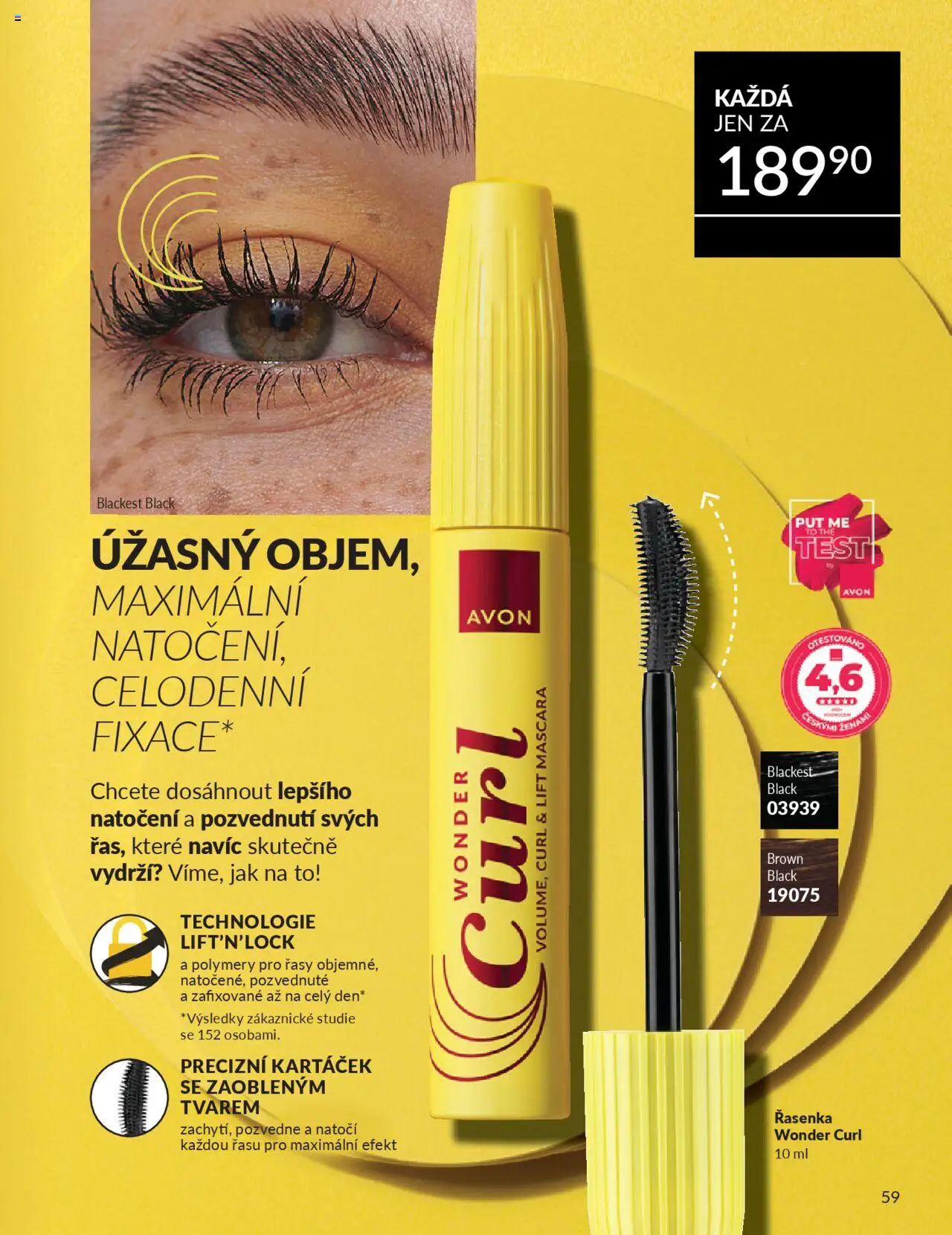Avon katalog 9/2025 od 01.09.2025 | Strana: 61 | Produkty: Test, Řasenka