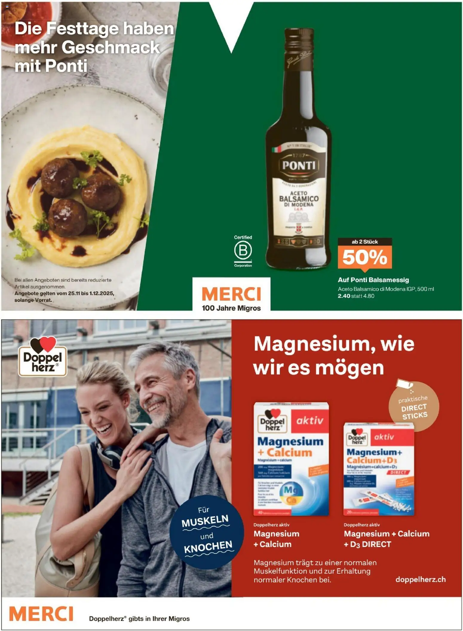Migros Magazin – gültig ab 24.11.2025 | Seite: 58 | Produkte: Balsamico