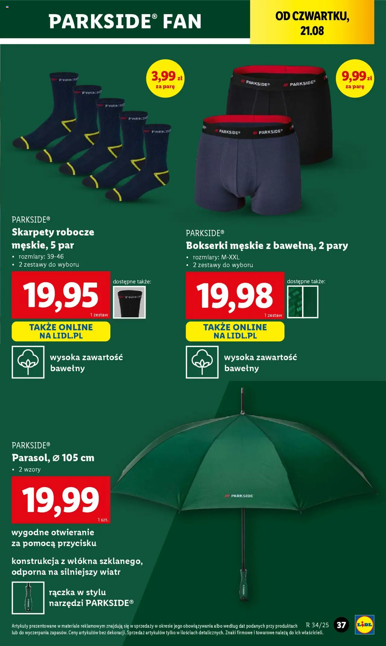Lidl Katalog od 18.08.2025 | Strona: 39 | Produkty: Skarpety, Bokserki, Bokserki męskie