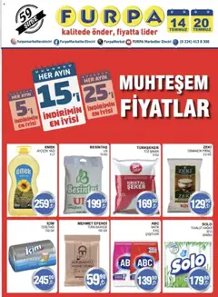 14.07.2025 tarihinden itibaren geçerli olan Furpa kataloğu önizlemesi