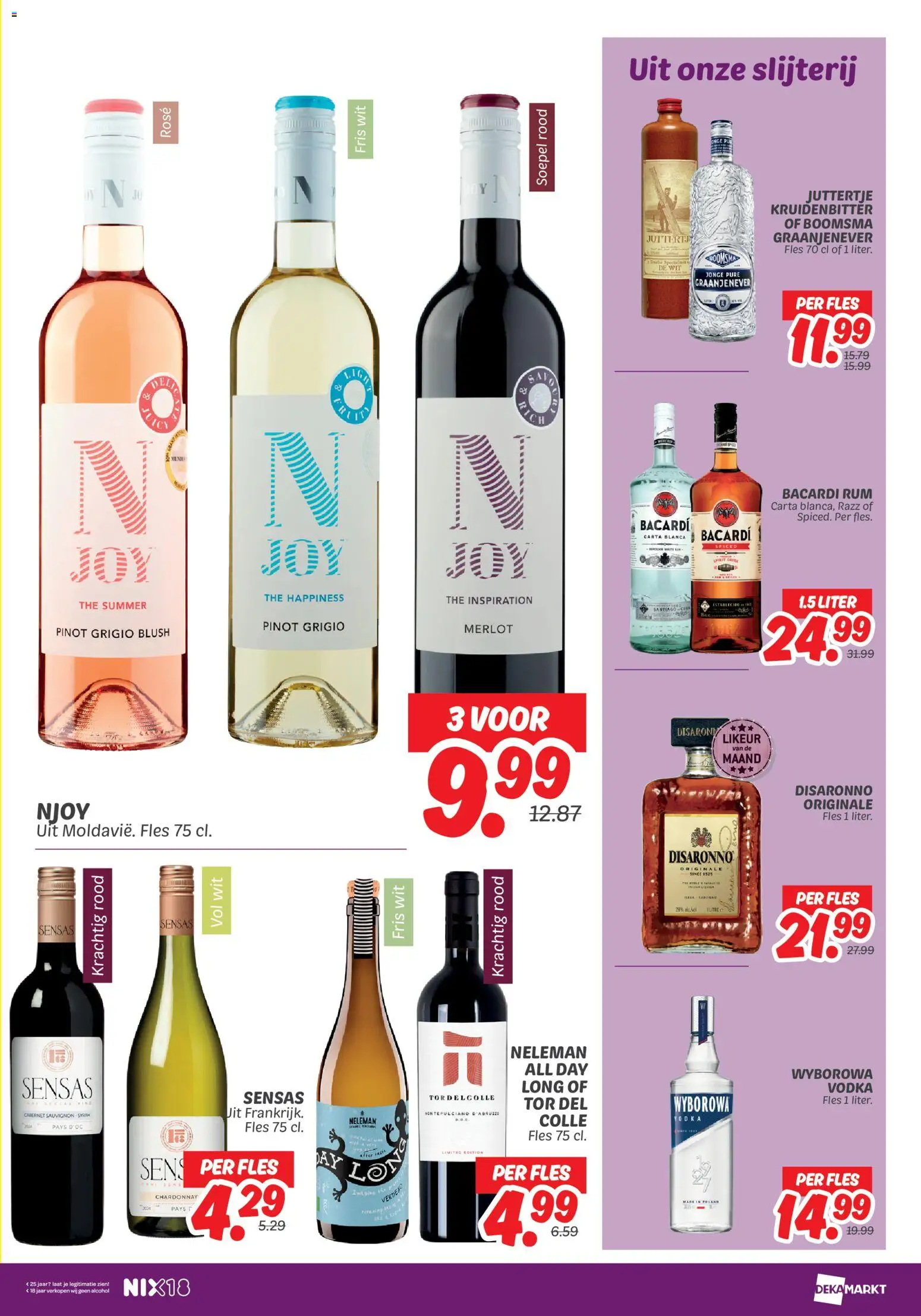 {H1} | Pagina: 19 | Producten: Fles, Slijterij, Blush, Alcohol