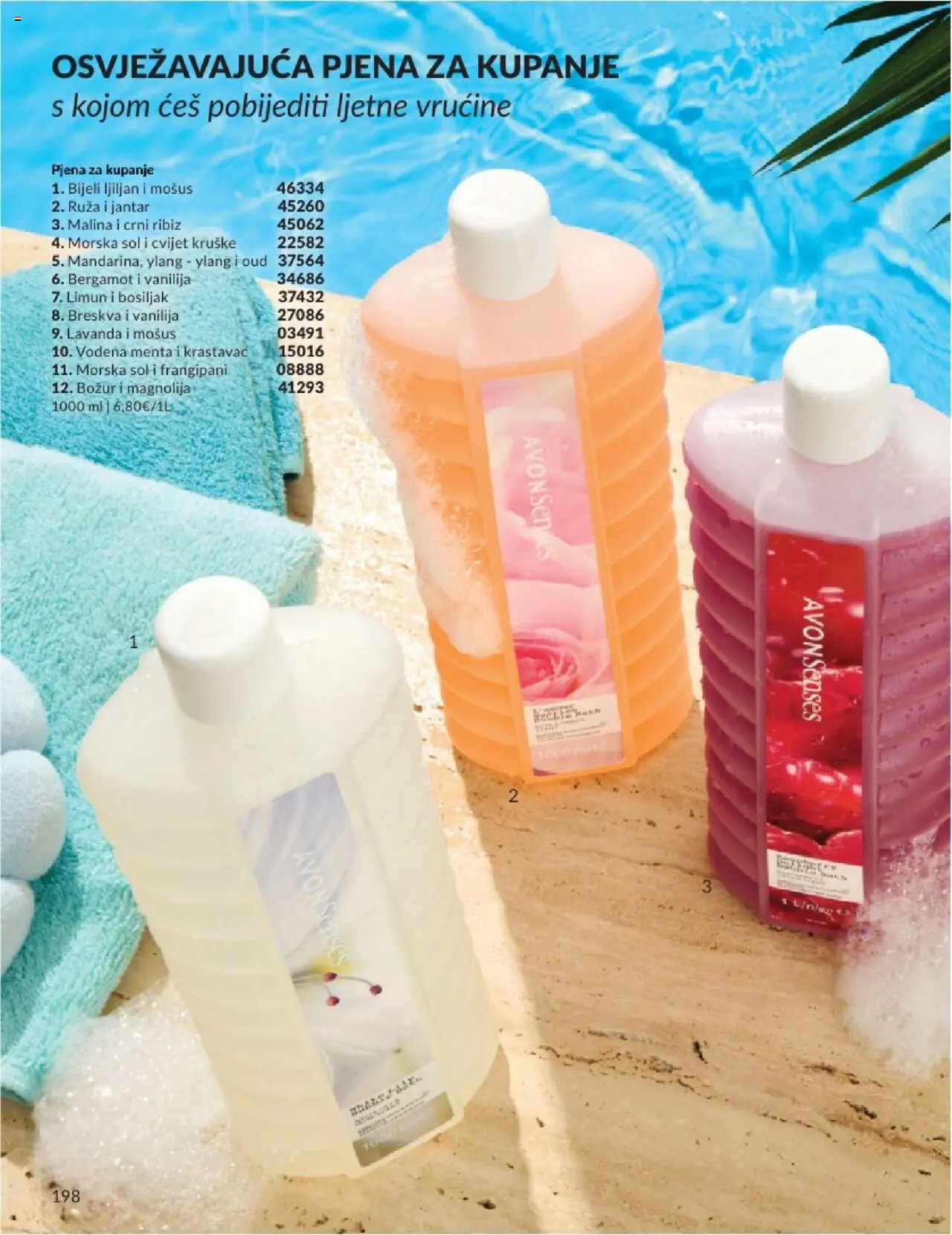 Avon katalog | vrijedi od 31.05.2025 | Stranica: 198 | Proizvodi: Krastavac, Limun, Bosiljak, Breskva