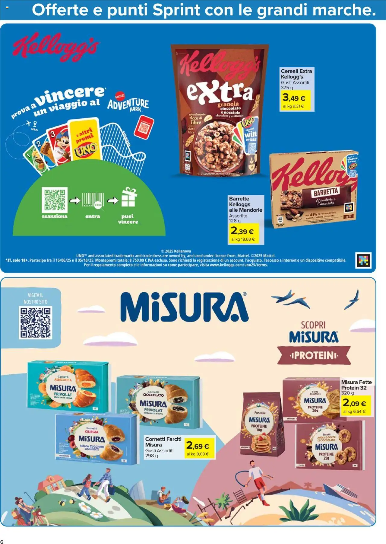 Volantino Carrefour del 21.08.2025 | Pagina: 6 | Prodotti: Uova, Frutta, Mandorle, Nocciole