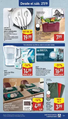 LIVE IN STYLE® Cesta térmica plegable, Amplio compartimento principal con tapa aislante y con cremallera. Fácil de plegar. Incluye moneda para el carro de la compra. Unidad │ válido desde el 22.09.2025 | Página: 23 | Productos: Café, Té, Cocina, Cesta
